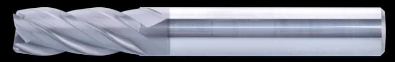 10 mm VHM Schaftfräser, 4 Schneiden, Flach, Lang, für P, M, K Materialien, AlCrN beschichtet