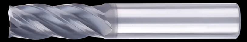 8 mm VHM Schaftfräser, 4 Schneiden, Fasenfräsen, Standardlänge, Für P, M, K Materialien, AlCrN beschichtet