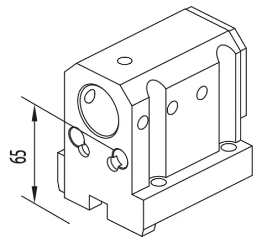 BMT45 combined toolholder for indexable drills & boring bars, clamping capacity ø32mm