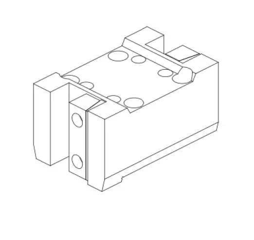 OKUMA BMT60 twin OD turning toolholder, clamping capacity 25x25mm