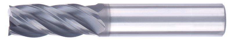 16 mm Solid Carbide End Mill, 4 Flutes, Chamfering, Standard length, For P, M, K materials, AlCrN coated