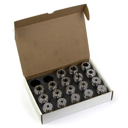 ER32 collet kit, 0.005mm, clamping capacity ø3-20 mm, 18 pcs