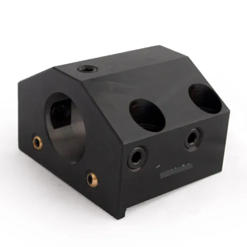 Bolt On combined toolholder for indexable drills & boring bars, clamping capacity ø40mm, center height 30mm, bolt grid 45x80